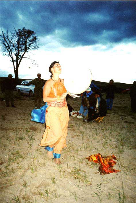 Calling the Spirits, Dance Ritual/Healing Performance at the Shaman's Conference (Olchon Island/Lake Baikal)