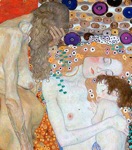 G. Klimt, Le tre età delle donne, particolare