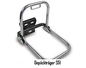 Gepäckträgergummi In Chrom Für Simson S50, S51, S70, KR51, SR4 Modelle