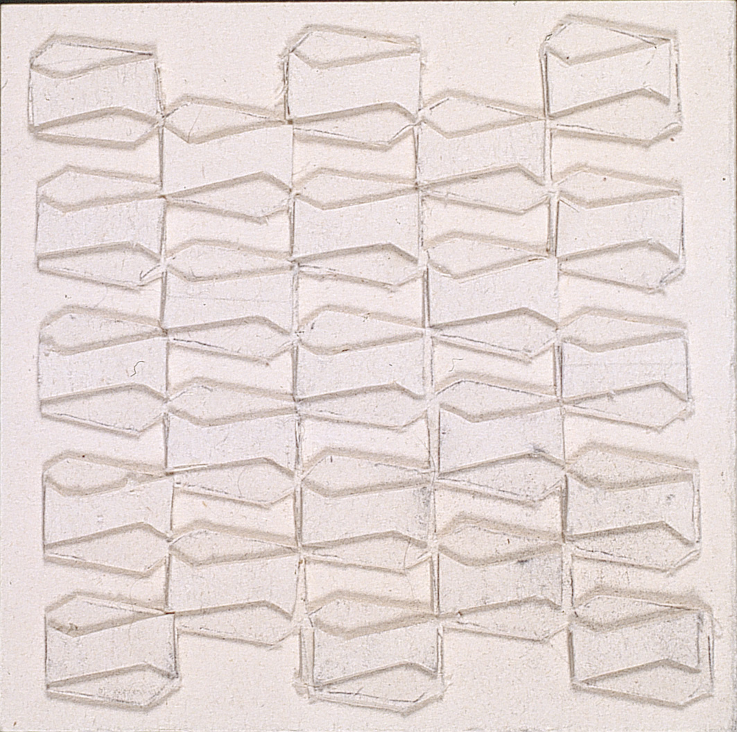 ästhetisches Relief aus Pappe von Uta Nitschke