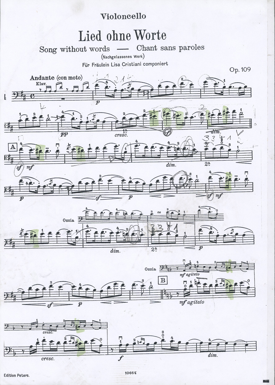 Noten Das Lied ohne Worte von Felix Mendelssohn Bartholdy