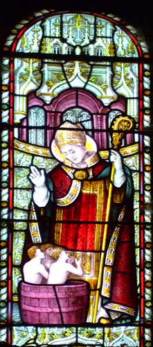 The West Window donated by the Rev Thomas Blagden in memory of his wife