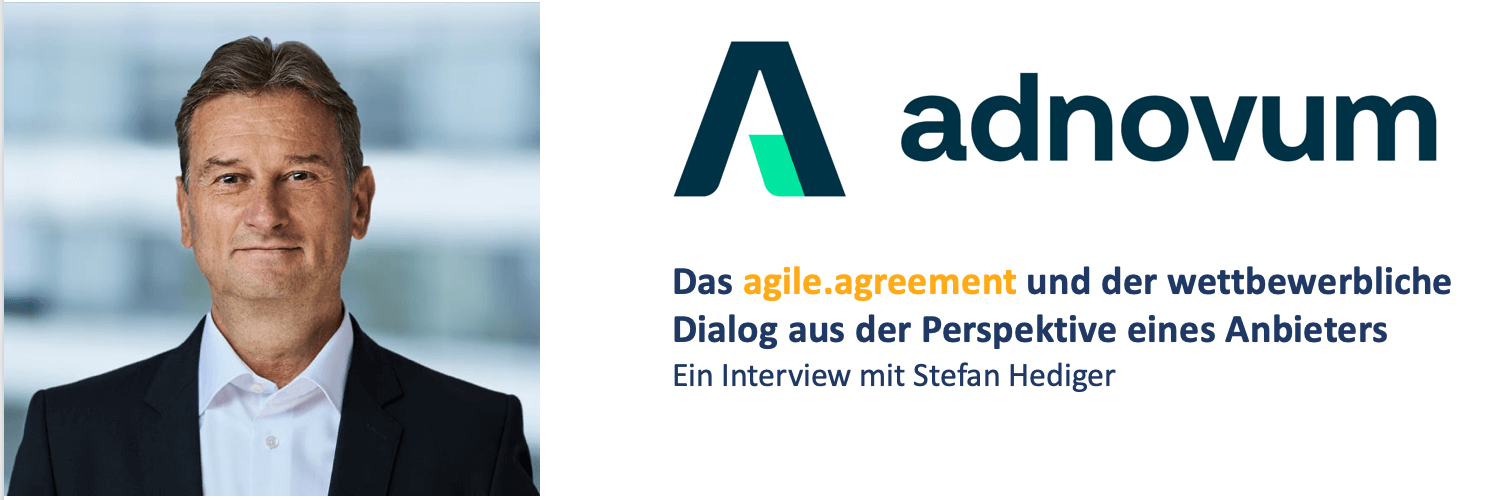 Das agile.agreement und der wettbewerbliche Dialog aus der Perspektive eines Anbieters