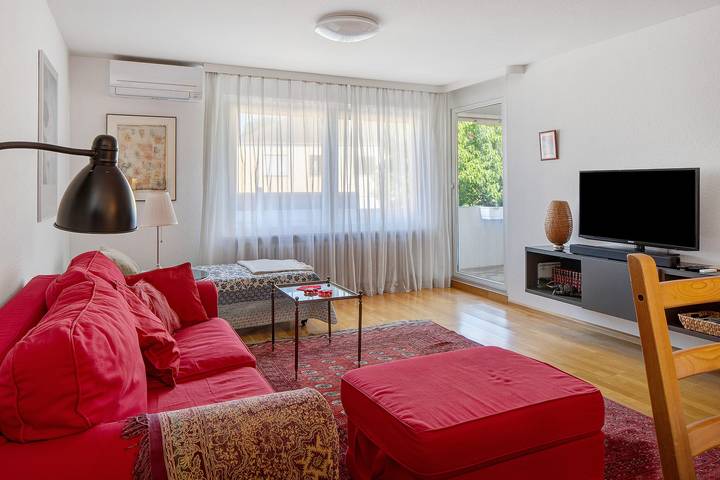 Wohnzimmer zum Balkon