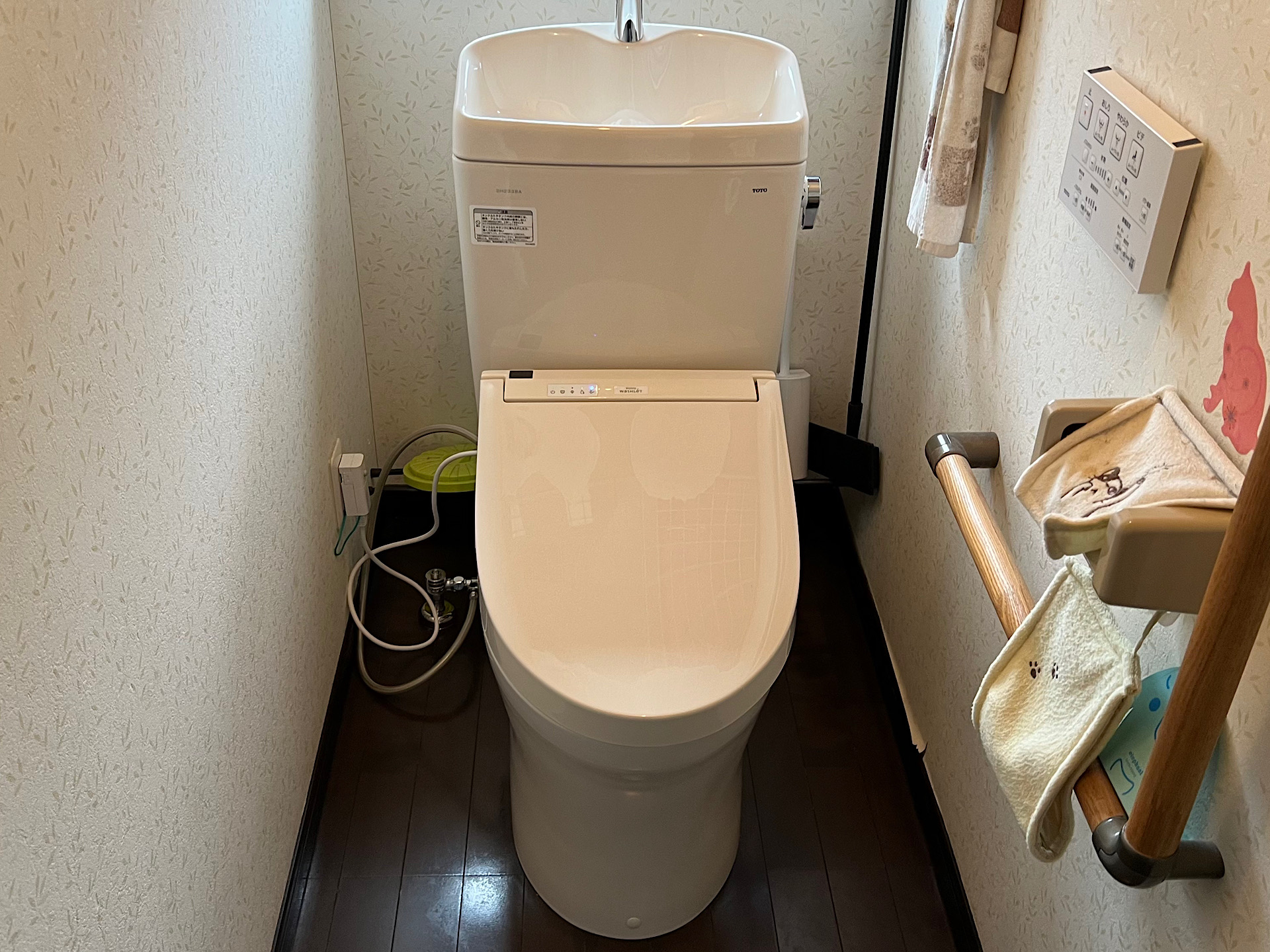 施工後（キラキラなトイレです🚽✨）
