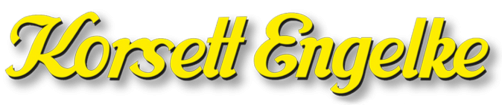 Schriftzug Korsett Engelke