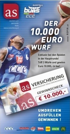 Basketball Promotion inkl Gewinnspielversicherung von Arnold-Consulting.net