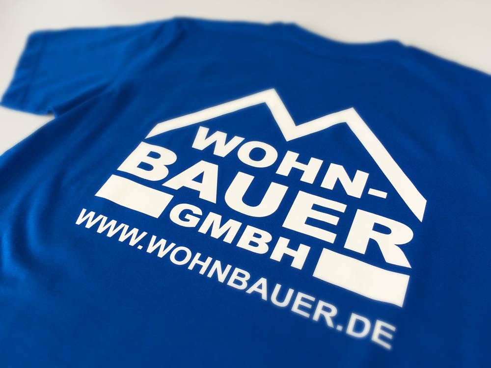 Teambekleidung, T-Shirts mit Transferdruck (© WÖRLE medien, Textildruck Würzburg)