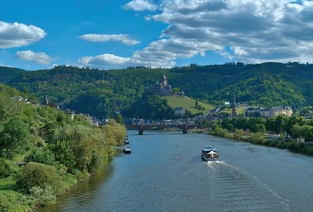 Cochem aan de Mosel - Cochem at the river Mosel.