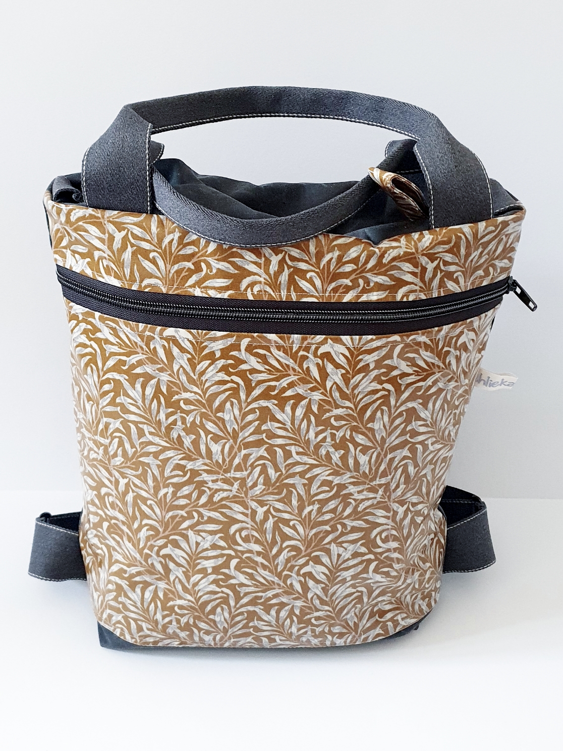 3in1 Bag M, Oilskin kombiniert mit Wachstuch