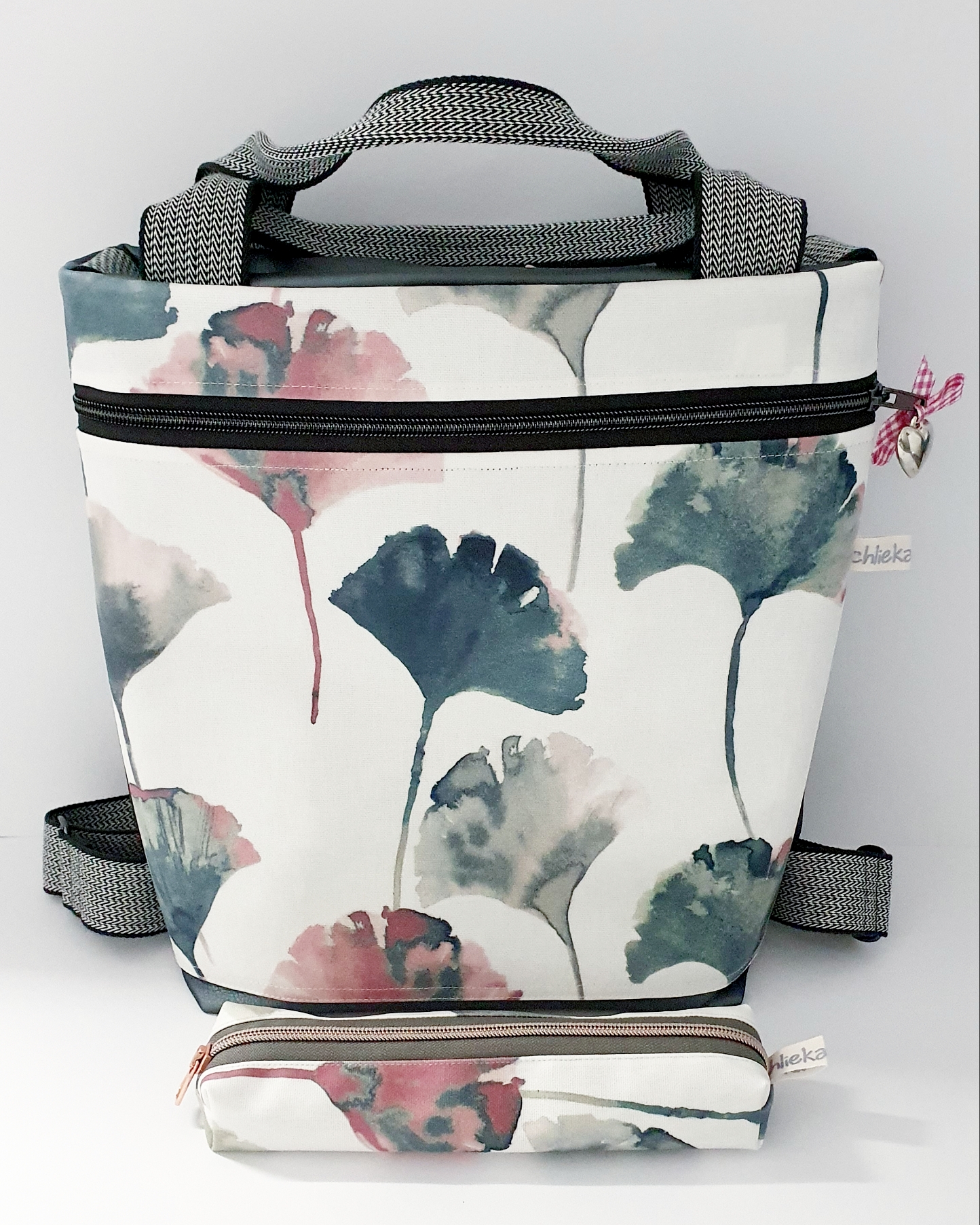 2in1 Bag Kunstleder kombiniert mit Wachstuch