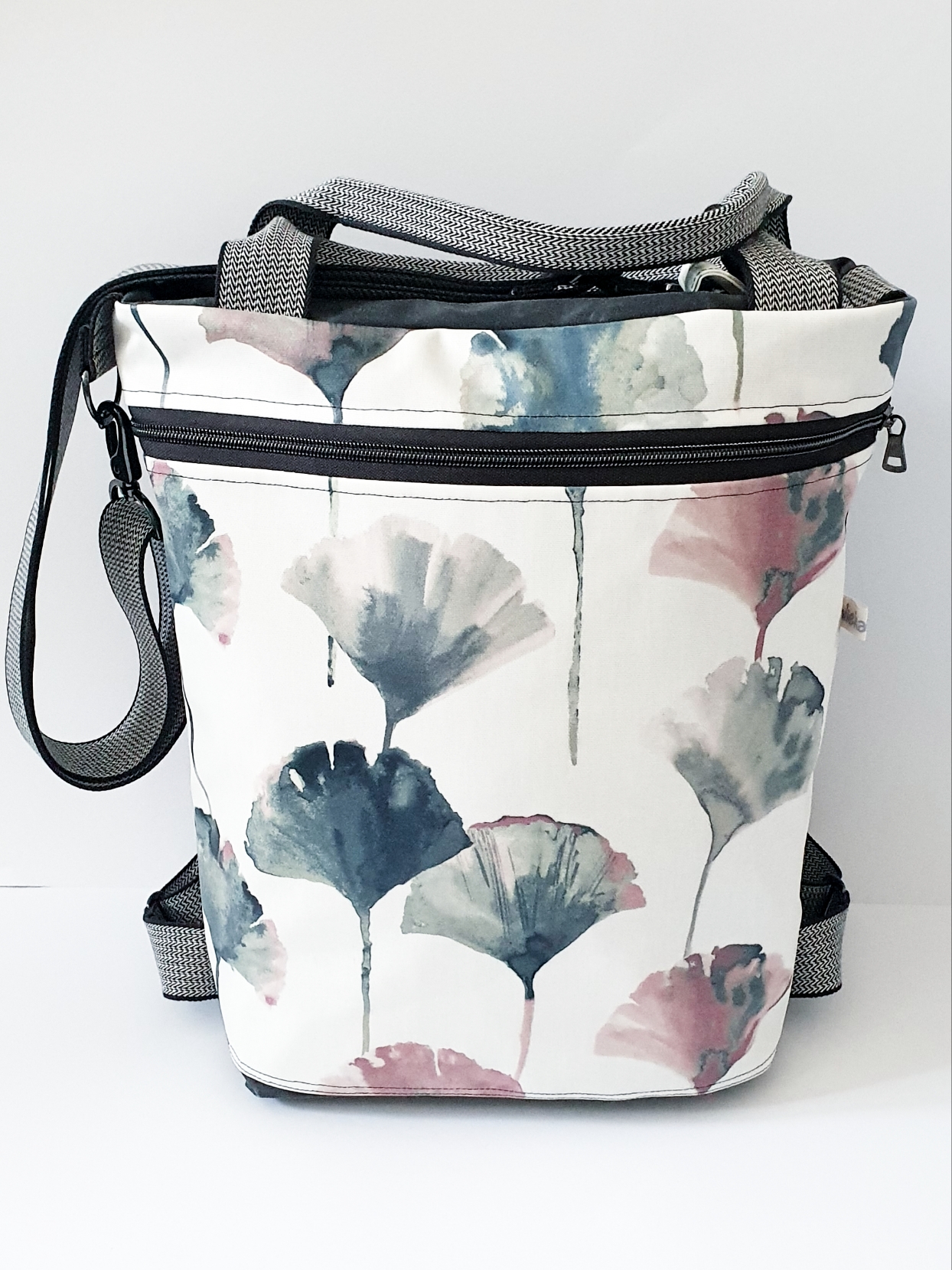 3in1 Bag L, Oilskin kombiniert mit Wachstuch, verkauft