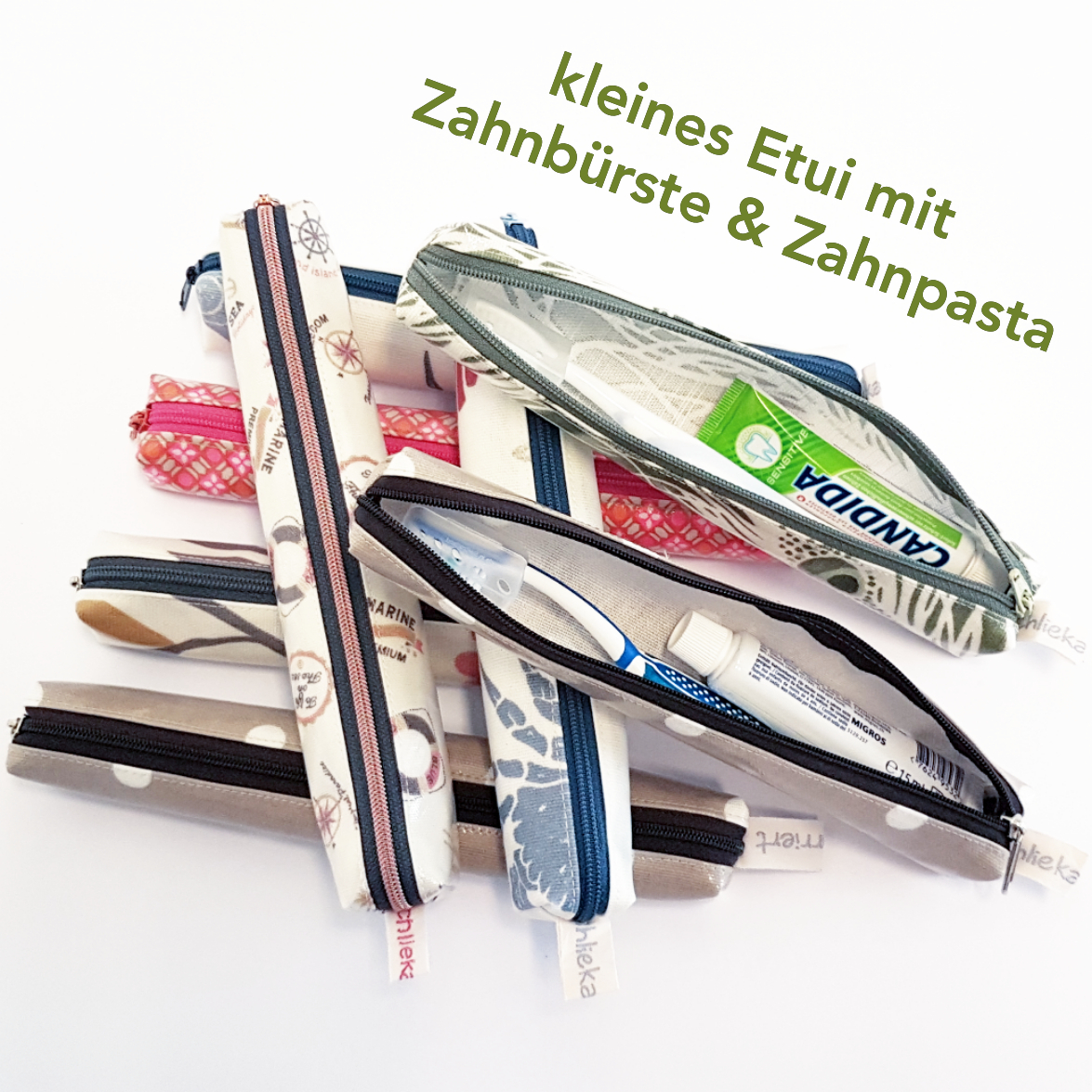 Etui klein mit Zahnbürsteli & Zahnpasta