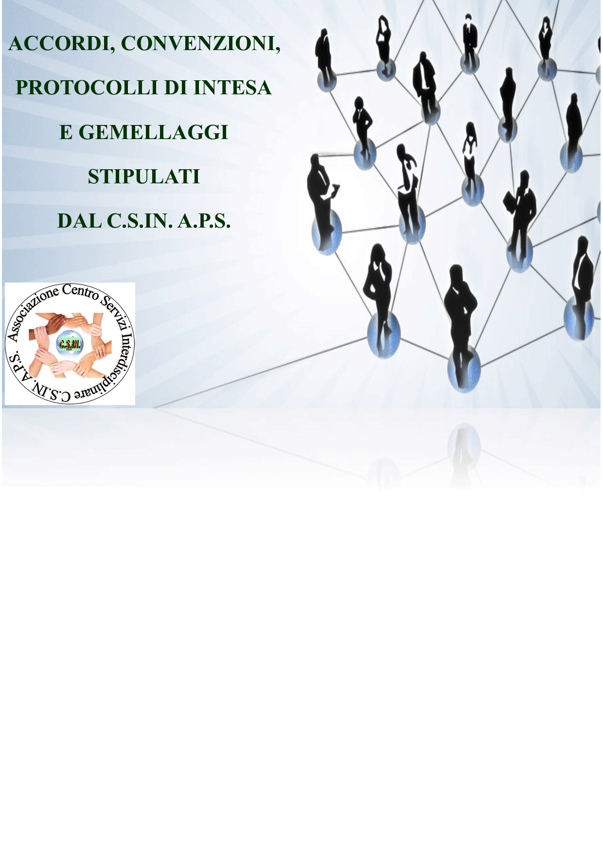 Accordi E Convenzioni Csin Onlus