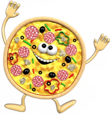 pizza - restauration - alimentation - smiley émoticône émoji cartoon clipart illustration - artémotic
