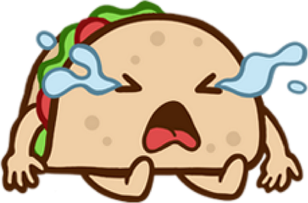 taco - restauration - alimentation - smiley émoticône émoji cartoon clipart illustration - artémotic