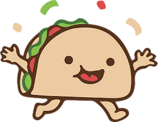 taco - restauration - alimentation - smiley émoticône émoji cartoon clipart illustration - artémotic