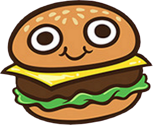 hamburger - restauration - alimentation - smiley émoticône émoji cartoon clipart illustration - artémotic