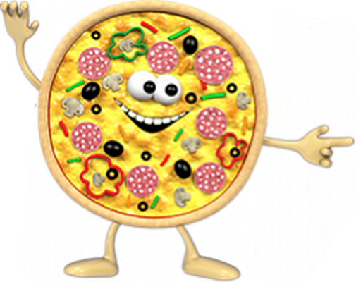 pizza - restauration - alimentation - smiley émoticône émoji cartoon clipart illustration - artémotic
