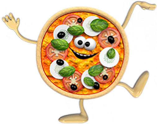 pizza - restauration - alimentation - smiley émoticône émoji cartoon clipart illustration - artémotic