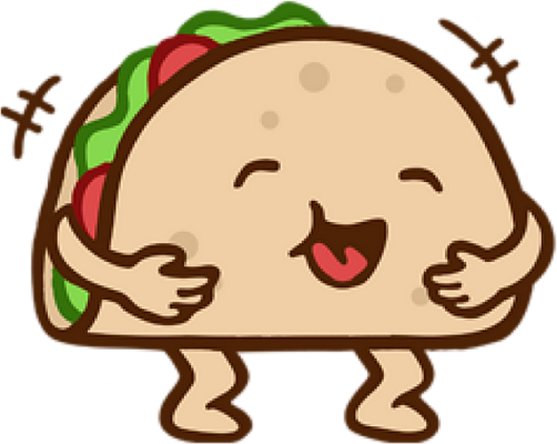 taco - restauration - alimentation - smiley émoticône émoji cartoon clipart illustration - artémotic