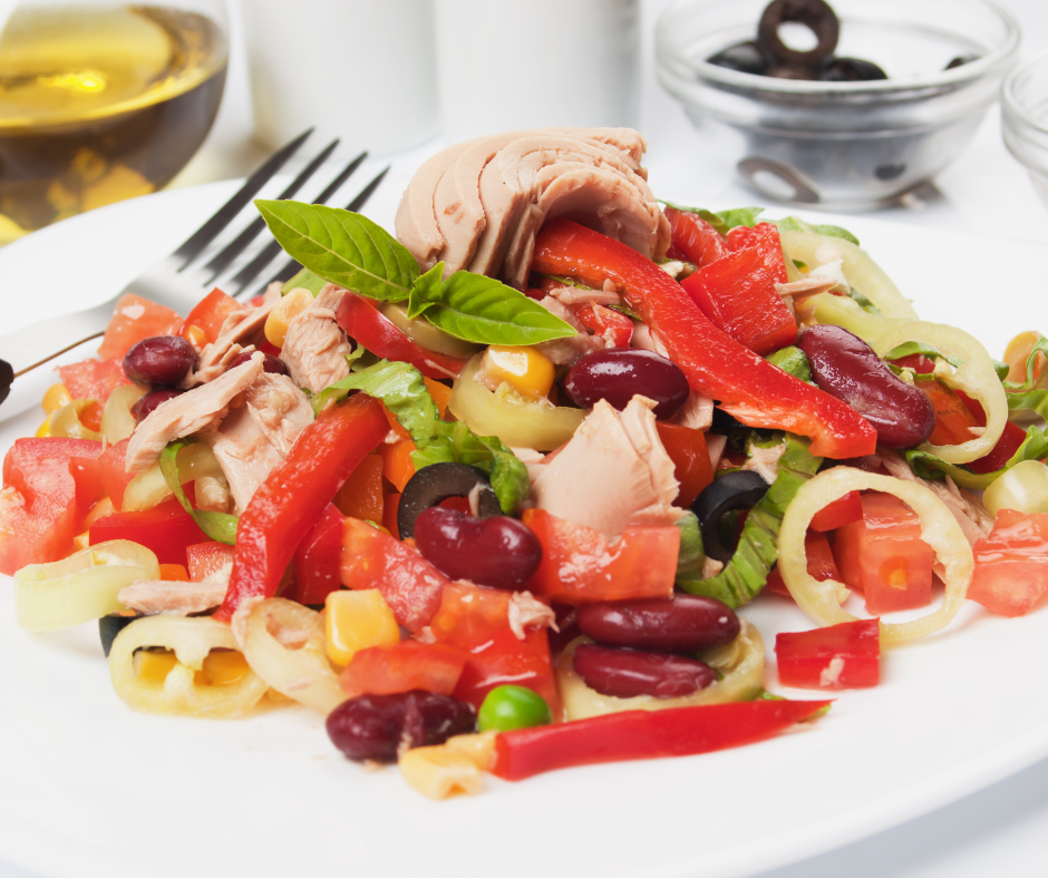 Maissalat mit Thunfisch