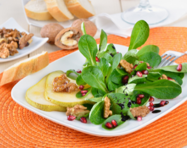 Feldsalat mit Birne