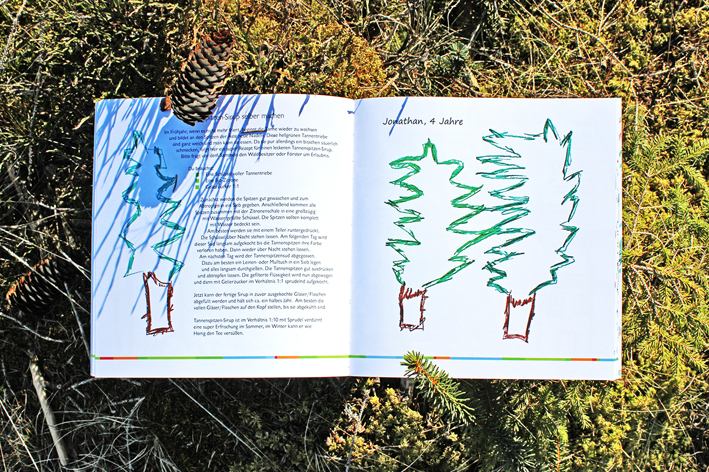 Schwarzwaldvereins-Malbuch, von Kindern für Kindern, Idee & Gestaltung Sarah Esslinger-Dahlmann, 1. Auflage 2022 und 2. Auflage 2023, Kooperation mit dem Schwarzwaldverein e.V., Malbuch basierend auf gemalten Bildern von Kindern