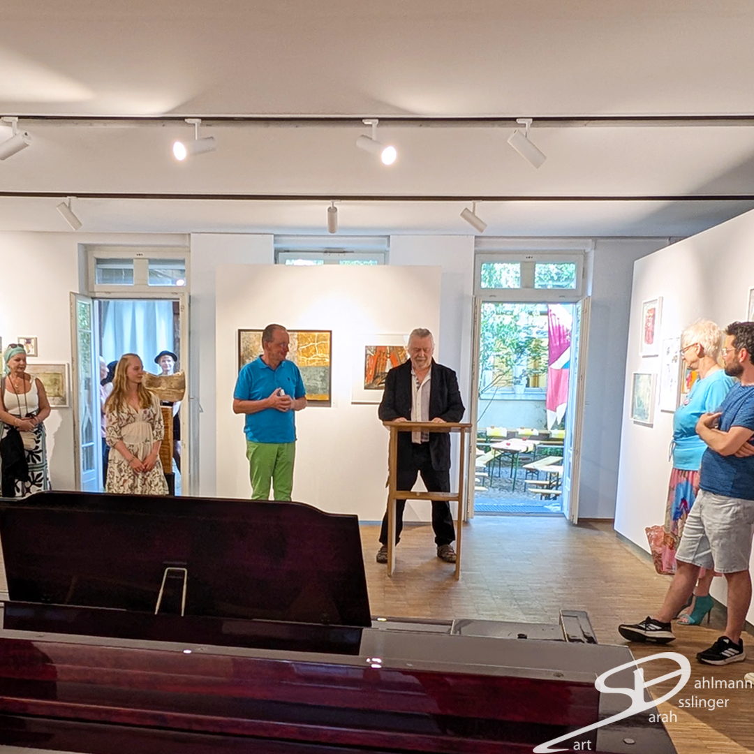 Künstlerhaus Karlsruhe, Gruppenausstellung 2025, Vernissage Mitgliederausstellung und Sommerfest, Sarah Esslinger-Dahlmann