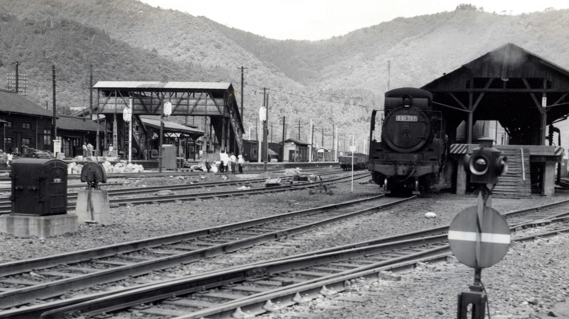 昭和３７年当時の今庄駅