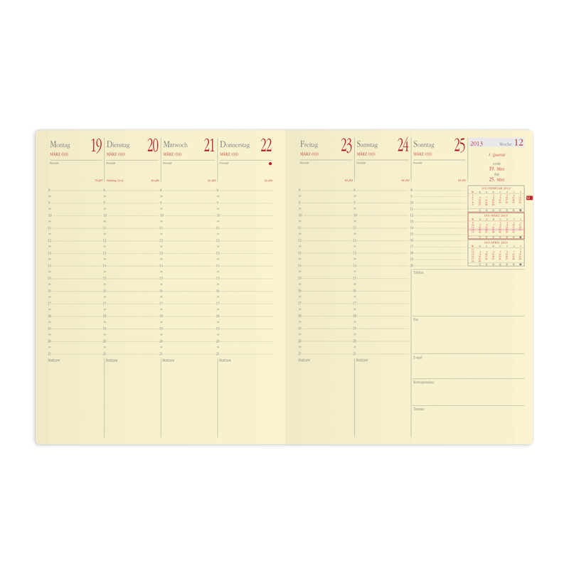 Quo Vadis Kalender 2023 Pre Prestige 21x27cm Papilando