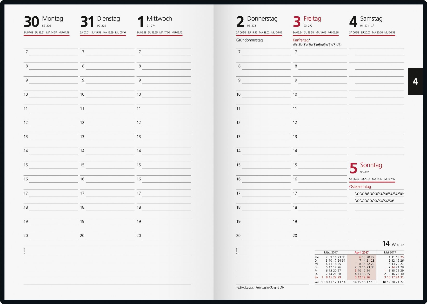 Rido Kalender 2022