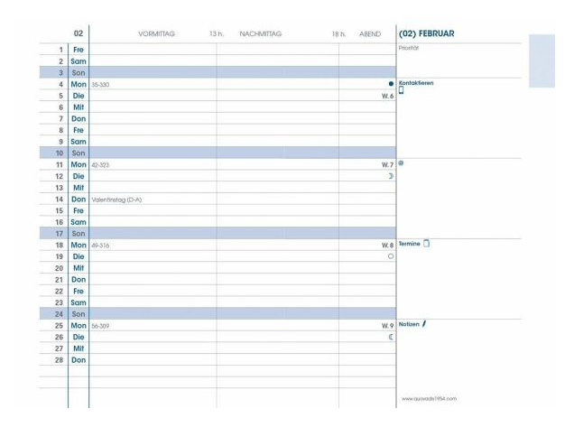 Gastronomie Kalender 2022