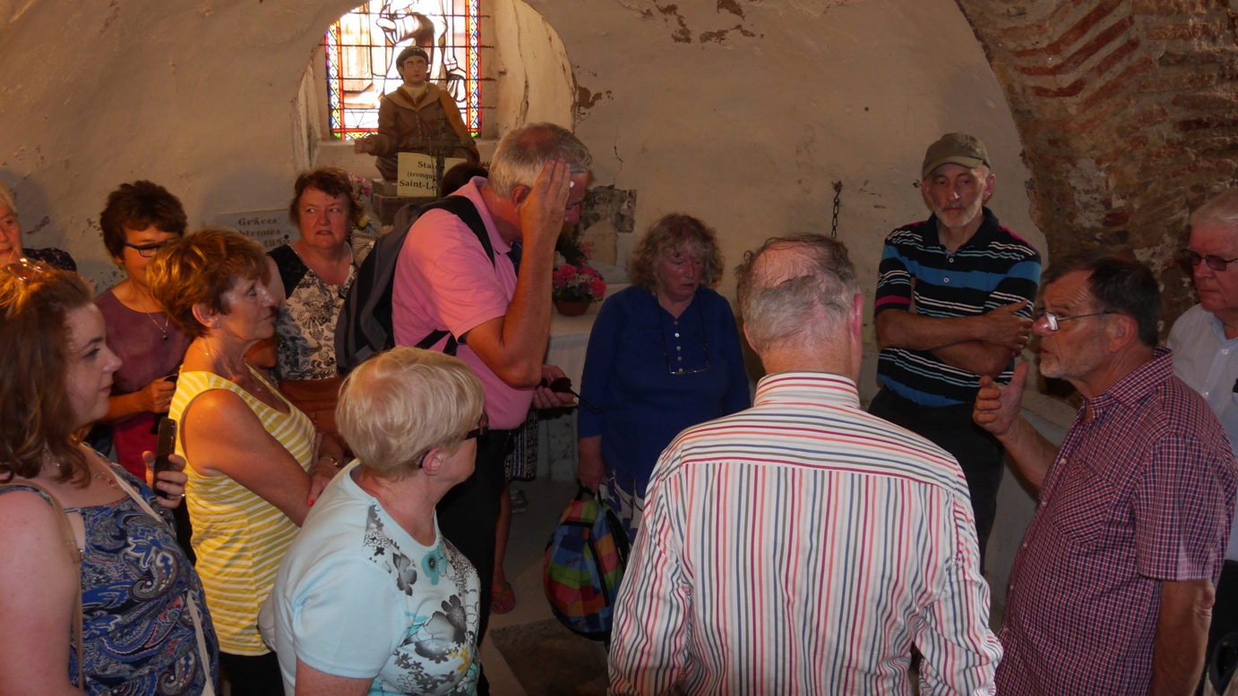 Visite guidée "In English" de la crypte de St Léonard