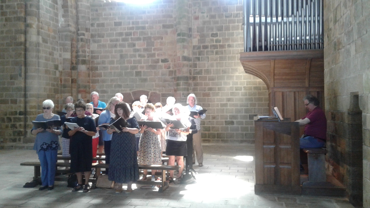 Le "Longford County Choir" eut le privilège d'animer la cérémonie dans l'abbaye