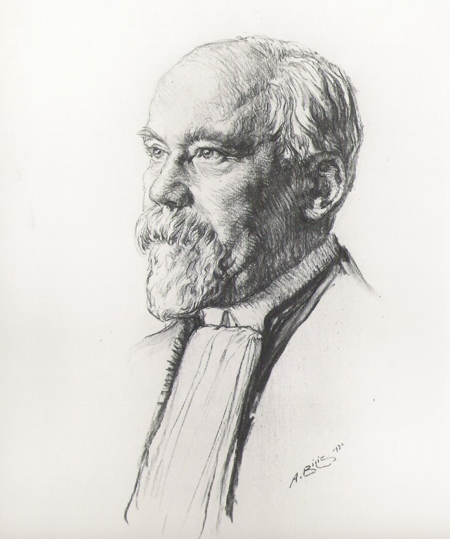 Raymond Poincare  1930 fusain André Aaron Bilis