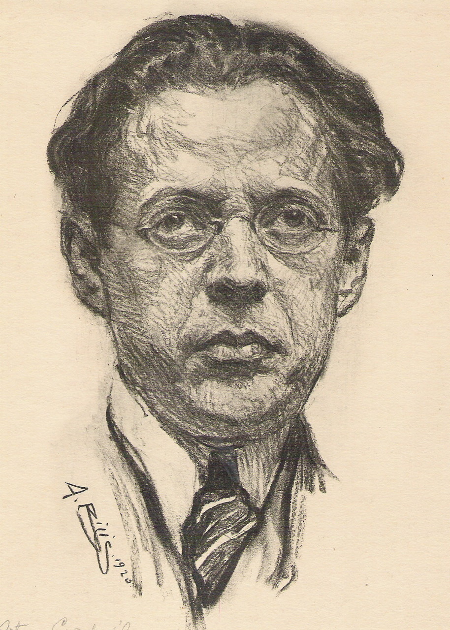  Arturo Capdevila 1920  fusain André Aaron Bilis
