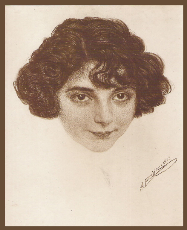 Inconnue1923 fusain André Aaron Bilis