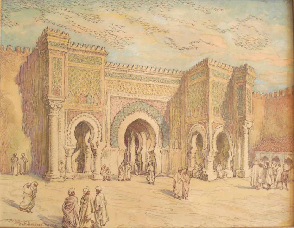 Bab Mansour Meknes, Maroc 1962 André Aaron Bilis