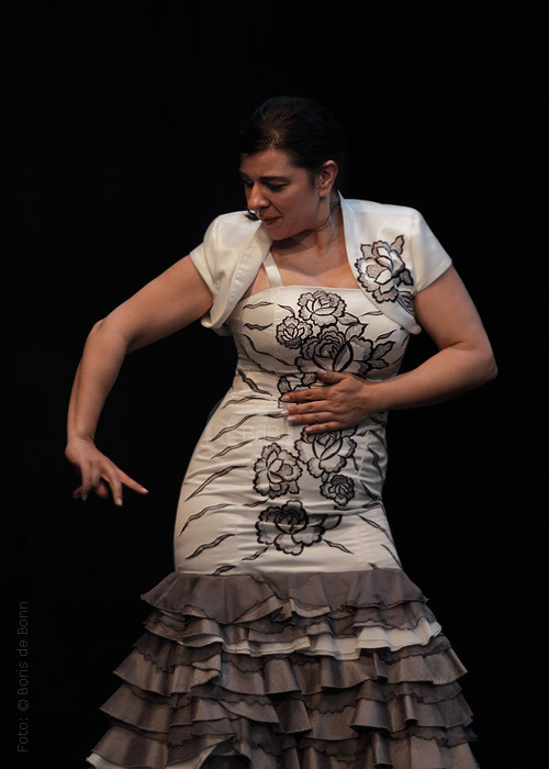 Flamenco-Tänzerin Rosa Martínez on stage