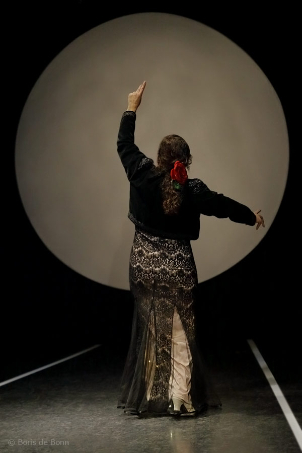 Flamenco-Tänzerin Rosa Martínez on stage