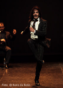 Flamencotänzer Farruquito (Juan Manuel Fernández Montoya ) 2016 im tanzhaus nrw/Color-Foto by Boris de Bonn