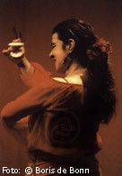 Flamencotänzerin Rosa Martínez /Color-Foto by Boris de Bonn