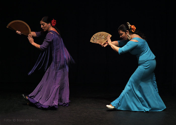 Flamenco-Tänzerinnen & -Dozentinnen Simi (l) & Rosa Martínez 