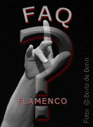 Nach oben zeigende Hand einer Flamencotänzerin als Hintergrund für FAQ Flamenco/-Tanz/SW-Foto by Boris de Bonn