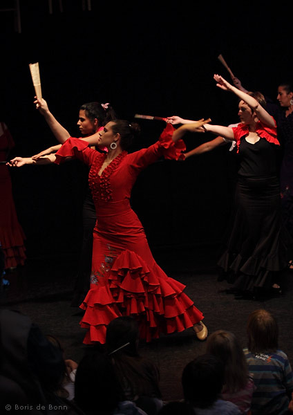 Flamencotanz Guajiras mit Abanico (Tanzfächer)