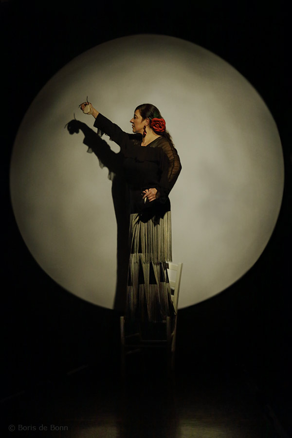 Flamenco-Tänzerin (Bailaora) Rosa Martinez on stage