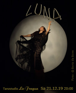 Titelfoto zur Flamenco-Aufführung "GRANADA" am 15.12.18 im Tanzstudio La Fragua in Bonn/Color-Foto by Boris de Bonn