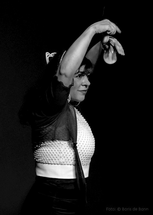 Flamenco-Tänzerin Rosa Martínez on stage