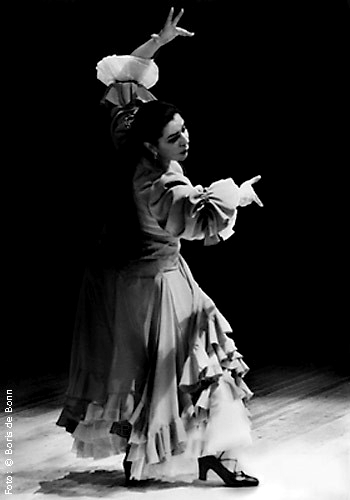 Flamenco-Tänzerin (Bailaora) Rosa Martinez on stage